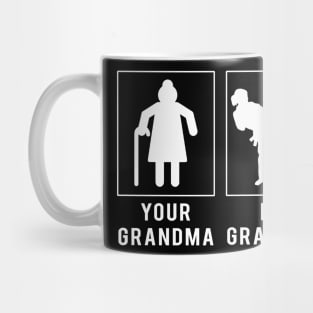 taekwondo your grandma my grandma tee for your grandson granddaughter Mug